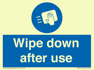 MP6177: Wipe down after use