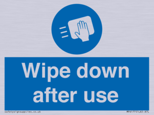 MP6177: Wipe down after use