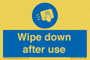MP6177: Wipe down after use