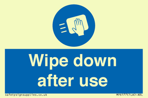 MP6177: Wipe down after use