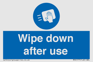 MP6177: Wipe down after use