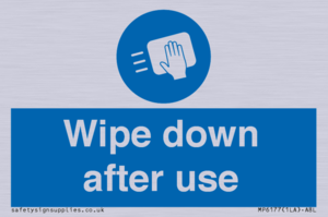 MP6177: Wipe down after use