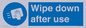 MP6177: Wipe down after use