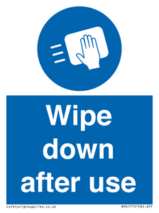 MP6177: Wipe down after use