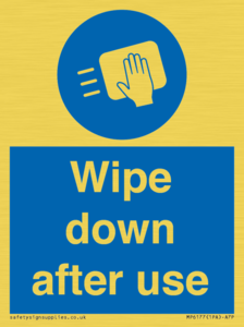 MP6177: Wipe down after use