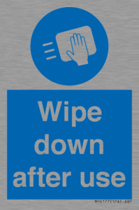 MP6177: Wipe down after use