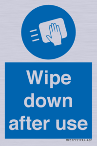 MP6177: Wipe down after use