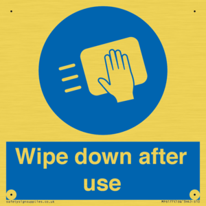 MP6177: Wipe down after use