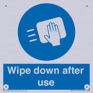 MP6177: Wipe down after use