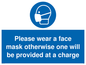 MP6179: Please wear a face mask otherwise one will be provided at a charge