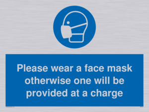 MP6179: Please wear a face mask otherwise one will be provided at a charge