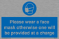 MP6179: Please wear a face mask otherwise one will be provided at a charge
