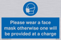 MP6179: Please wear a face mask otherwise one will be provided at a charge
