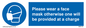 MP6179: Please wear a face mask otherwise one will be provided at a charge