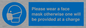 MP6179: Please wear a face mask otherwise one will be provided at a charge