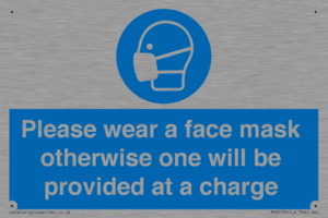 MP6179: Please wear a face mask otherwise one will be provided at a charge