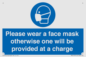 MP6179: Please wear a face mask otherwise one will be provided at a charge