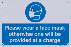 MP6179: Please wear a face mask otherwise one will be provided at a charge