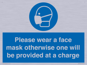 MP6179: Please wear a face mask otherwise one will be provided at a charge