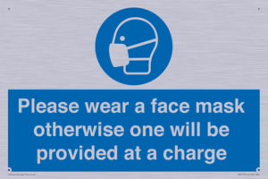 MP6179: Please wear a face mask otherwise one will be provided at a charge