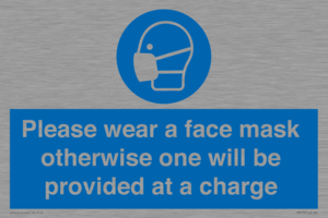 MP6179: Please wear a face mask otherwise one will be provided at a charge