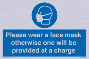 MP6179: Please wear a face mask otherwise one will be provided at a charge