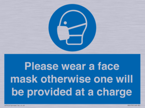 MP6179: Please wear a face mask otherwise one will be provided at a charge