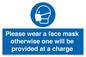 MP6179: Please wear a face mask otherwise one will be provided at a charge
