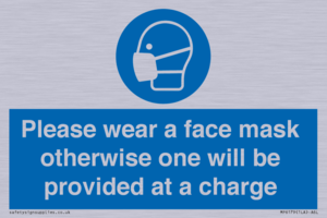 MP6179: Please wear a face mask otherwise one will be provided at a charge