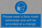 MP6179: Please wear a face mask otherwise one will be provided at a charge