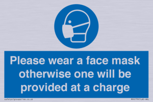 MP6179: Please wear a face mask otherwise one will be provided at a charge