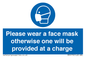 MP6179: Please wear a face mask otherwise one will be provided at a charge