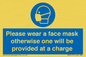 MP6179: Please wear a face mask otherwise one will be provided at a charge