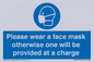 MP6179: Please wear a face mask otherwise one will be provided at a charge