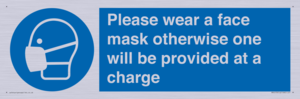 MP6179: Please wear a face mask otherwise one will be provided at a charge