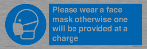 MP6179: Please wear a face mask otherwise one will be provided at a charge