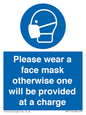 MP6179: Please wear a face mask otherwise one will be provided at a charge