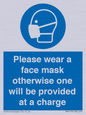 MP6179: Please wear a face mask otherwise one will be provided at a charge
