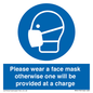 MP6179: Please wear a face mask otherwise one will be provided at a charge