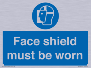 MP6182: Face shield must be worn