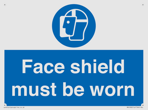 MP6182: Face shield must be worn