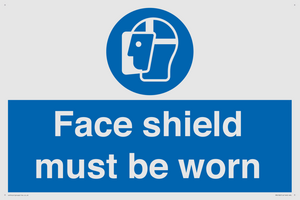 MP6182: Face shield must be worn