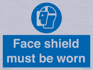 MP6182: Face shield must be worn