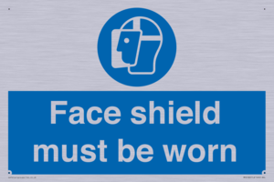 MP6182: Face shield must be worn