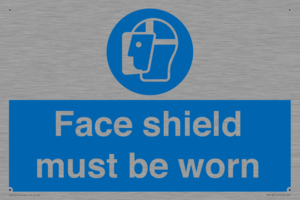MP6182: Face shield must be worn