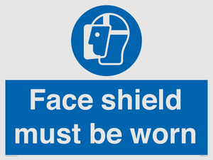 MP6182: Face shield must be worn