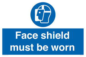 MP6182: Face shield must be worn