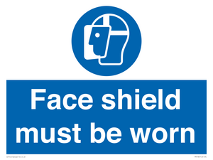 MP6182: Face shield must be worn