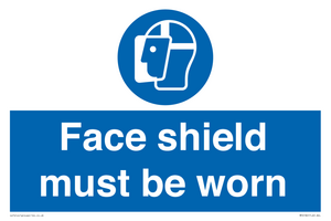 MP6182: Face shield must be worn