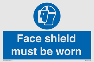MP6182: Face shield must be worn
